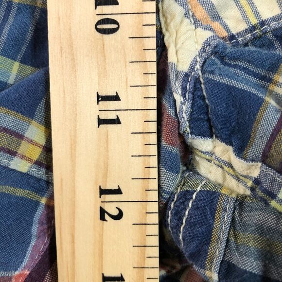 J. Crew Shorts Mens 35 Plaid Chino Drawstring Flat Front Preppy Outdoor Casual - Picture 8 of 9